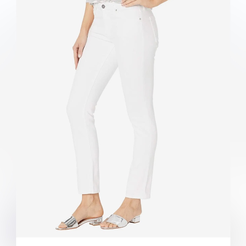 BNWT AGOLDE “The Prima Ankle” white denim. 28” inseam sz 27